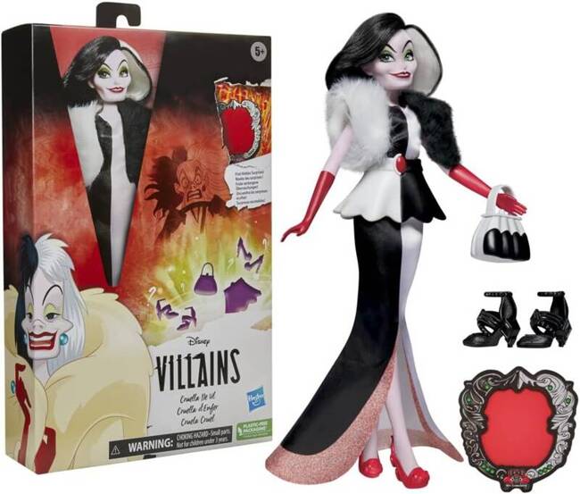 Hasbro Disney Lalka Modowa Villains Cruella de Vill