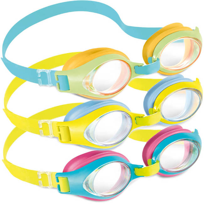 Intex Kolorowe Okularki Do Pływania Dla Dzieci