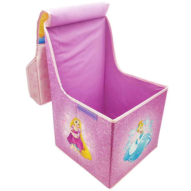Krzesełko Dziecięce Pufa Ze Schowkiem Disney Księżniczki