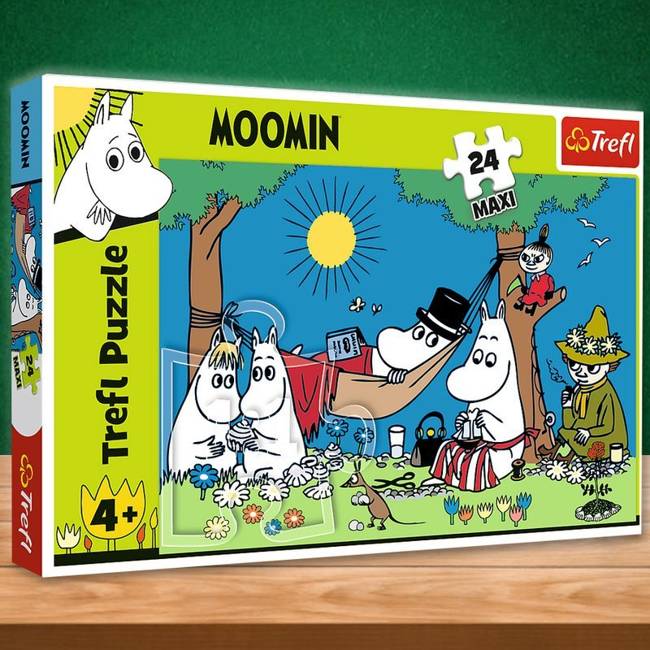Trefl Puzzle Maxi Radosny Dzień Muminków 24el 
